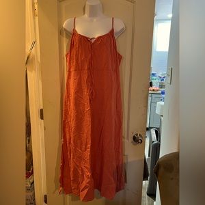 Old Navy orange cami dress, XL